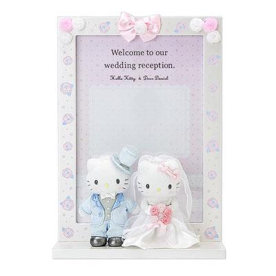 ハローキティ　ダニエル　ウエディング　フォト　結婚　ウェルカムボード　花嫁 新品未使用♪ハローキティ&ディアダニエル ウェディング ウェルカム