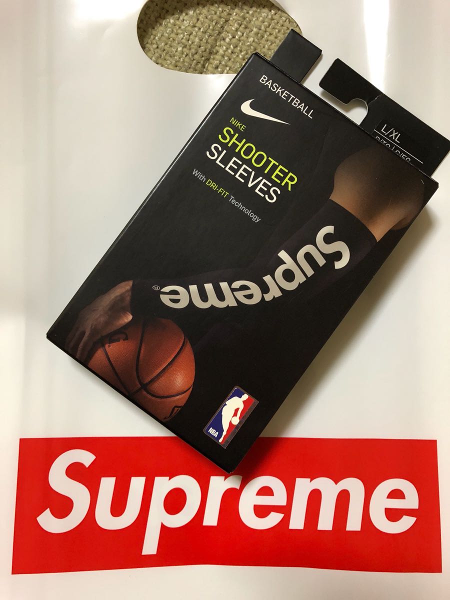 17AW Supreme NIKE NBA Shooting Sleeve Black(シュプリーム)｜売買されたオークション情報、yahoo