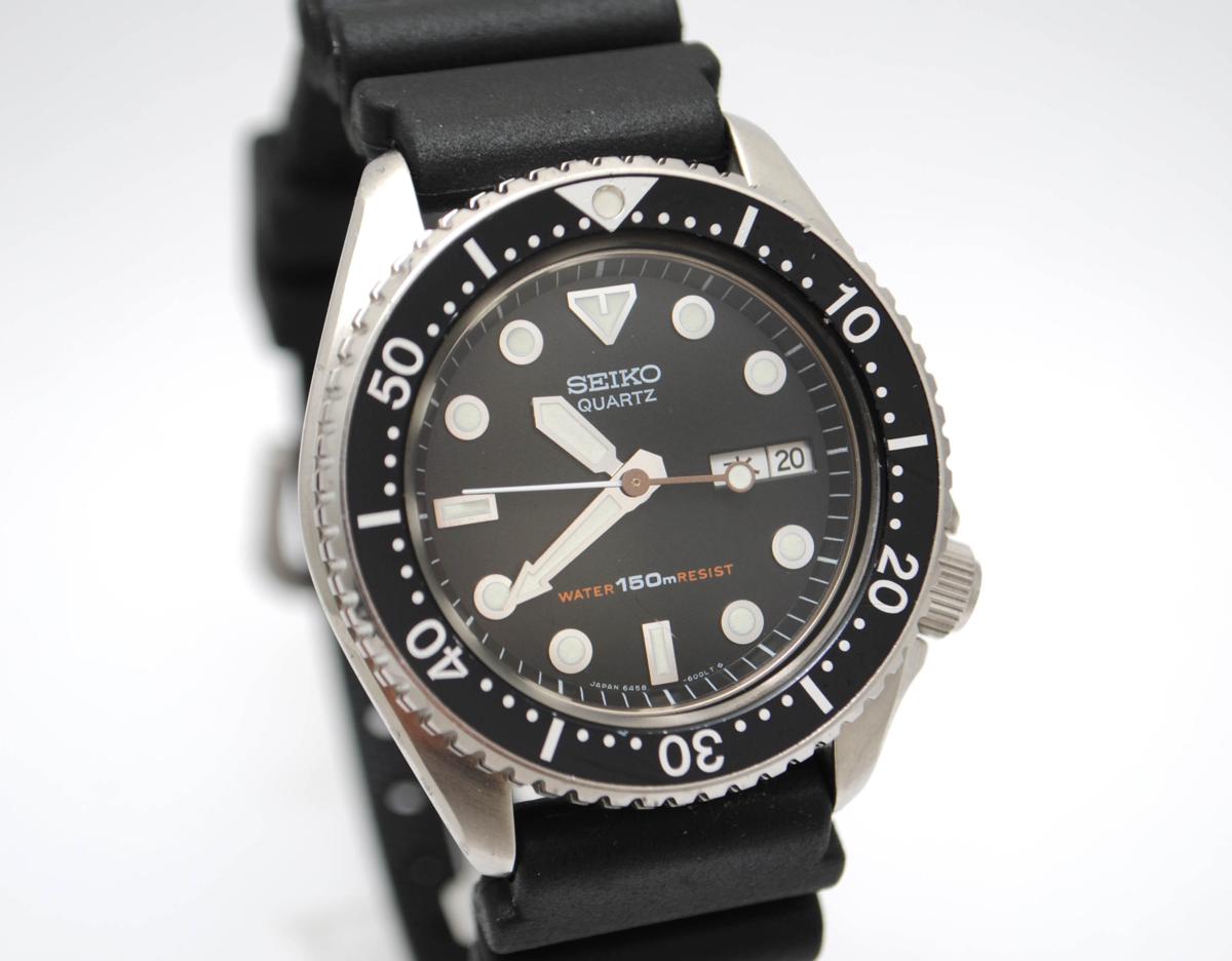 セイコー 6458-6000 SEIKO 150m ダイバーズ クオーツ 腕時計 ダイバー 