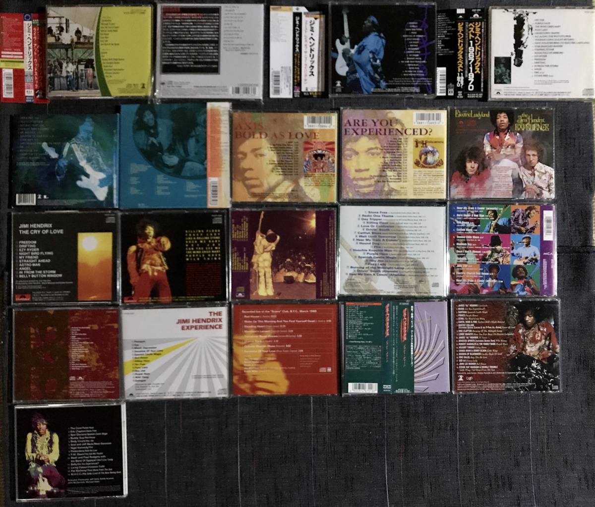 Jimi Hendrix CD 20枚 セット まとめ売り !! 紙ジャケ 2枚組 レア盤 有り！