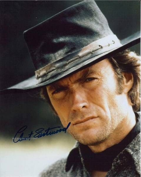 クリント・イーストウッド・Clint Eastwood サイン フォト クリント