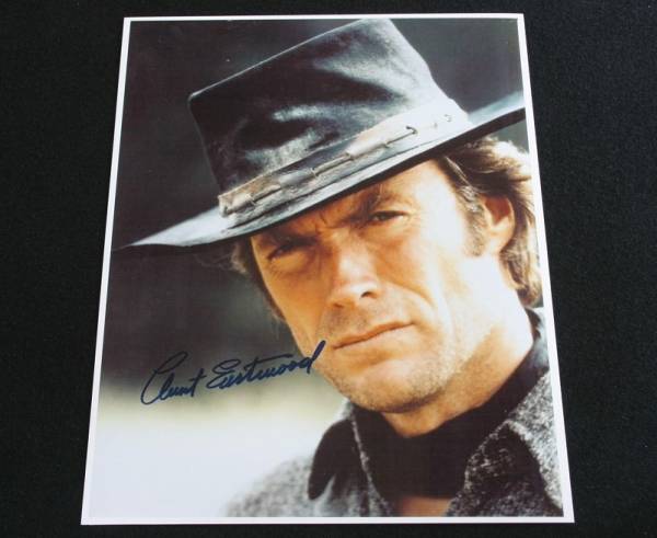 クリント・イーストウッド・Clint Eastwood サイン フォト クリント