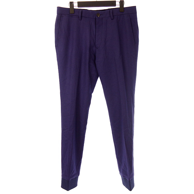 ジュンハシモト/JUN HASHIMOTO JUN HASHIMOTO 14AW RIB PANTSパンツ サイズ5 ネイビー