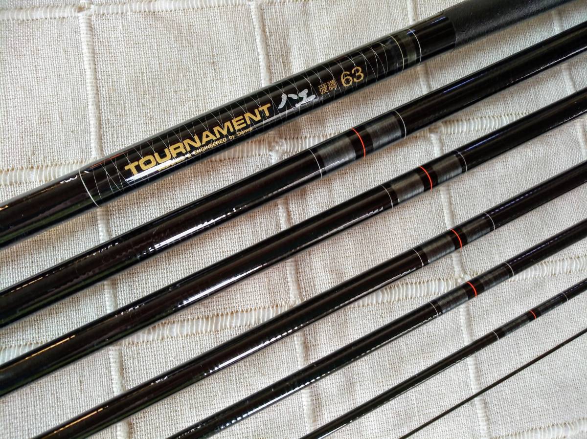 ダイワ DAIWA アモルファスウィスカー トーナメント ハエ 硬調 63 清流