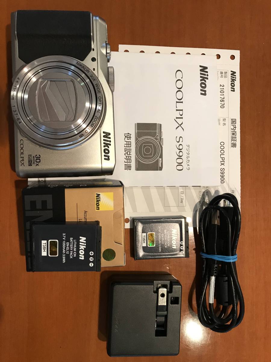 Nikon ニコン デジタルカメラ COOLPIX S9900 シルバー 中古 予備
