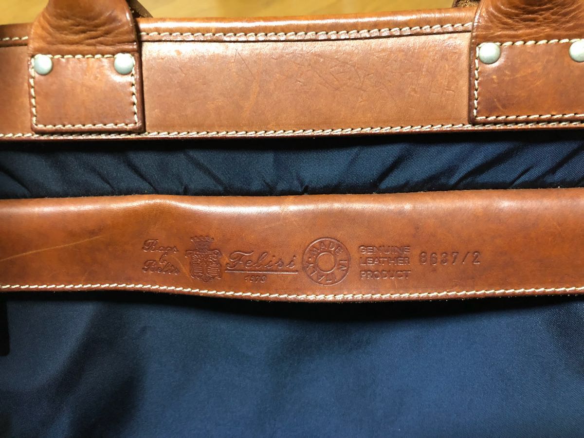 美品】フェリージ Felisi ビジネスバッグ ブリーフケース 8637 