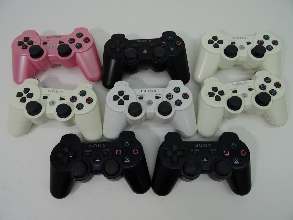 28☆Playstation PS3 プレステ3 プレイステーション コントローラー ジャンク 8個セット
