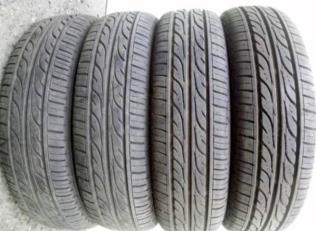 ダンロップ DUNLOP バリ山 155⁄65R13 EC204 中古タイヤ4本セット