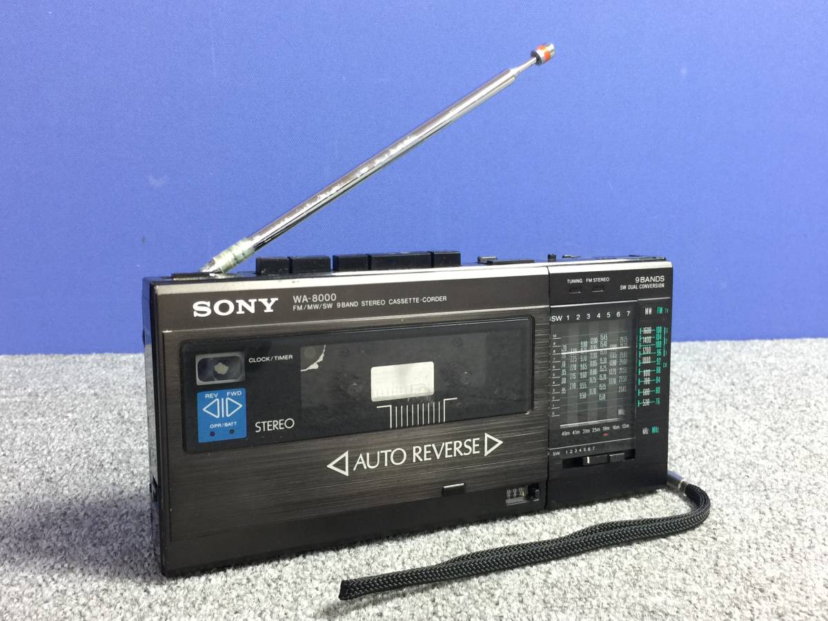 オーディオ機器 ジャンクSONY WA-8000 カセットプレーヤー