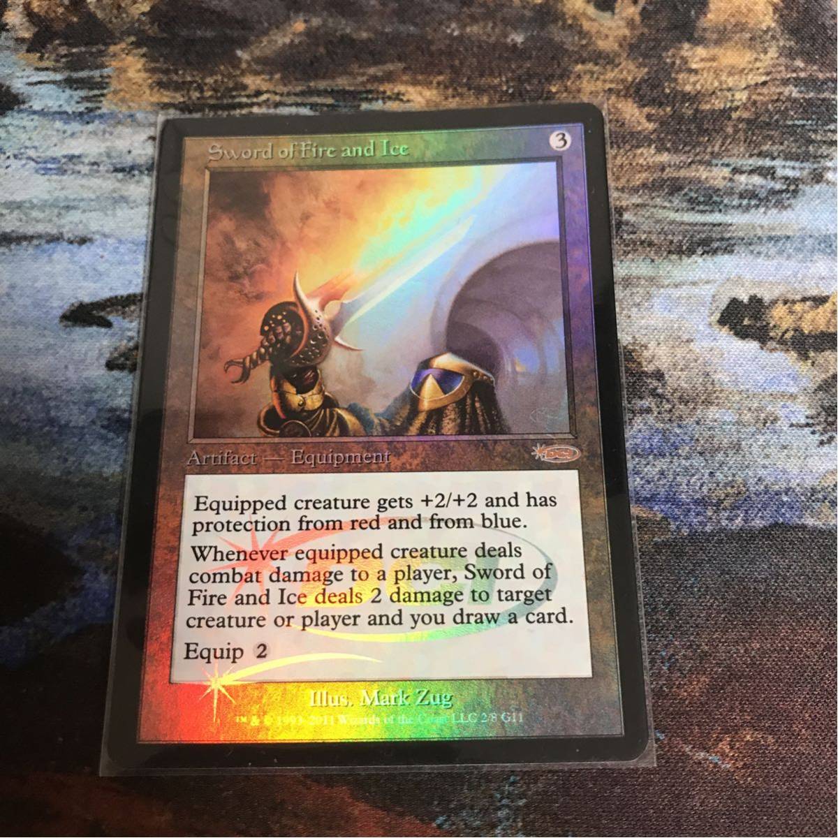 火と氷の剣 Sword of fire and ice foil ジャッジ褒賞