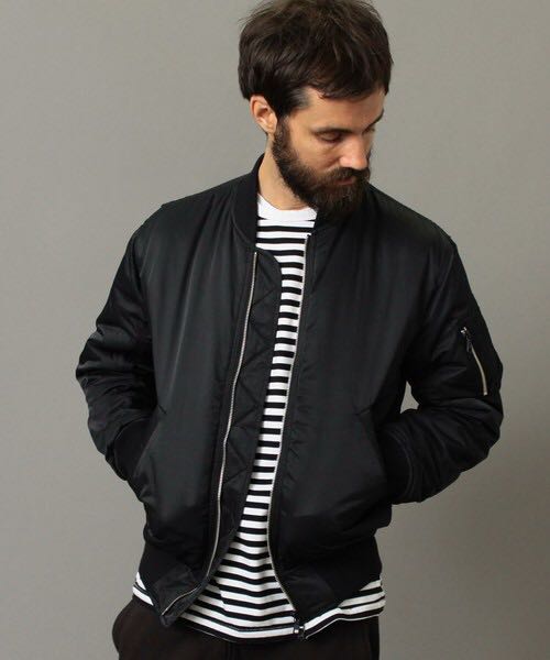 SALE，新作登場 UNITED ARROWS BEAUTY&YOUTH Thinsulate Ex-Soft insulation MA-1 ブラック ユナイテッドアローズ ビューティ&ユース シンサレート(ジャンパー、ブルゾン)｜売買されたオークション情報、yahooの商品情報 男性用