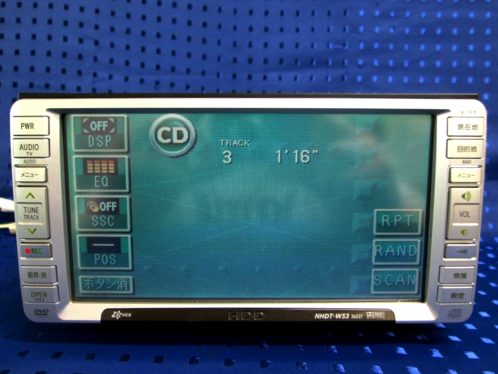 トヨタ純正 HDDナビ NHDT-W53 本体 トヨタ純正 HDDナビ NHDT-W53 本体 HDDナビ NHDT-W53 -