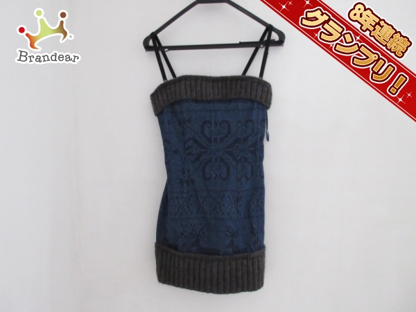 D＆Gワンピース24/38(XS) ディーアンドジー ワンピース 38 レディース 一部ニット D&G 【公式