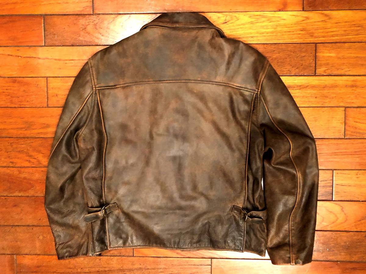 インディ・ジョーンズ インディジャケット 英国製 WESTED LEATHER 