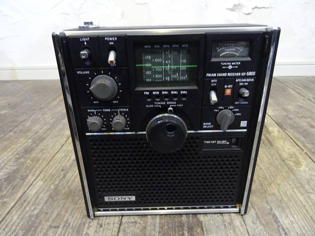 SONY ICF-5800 スカイセンサー ソニー FM スカイセンサー5800 5バンド