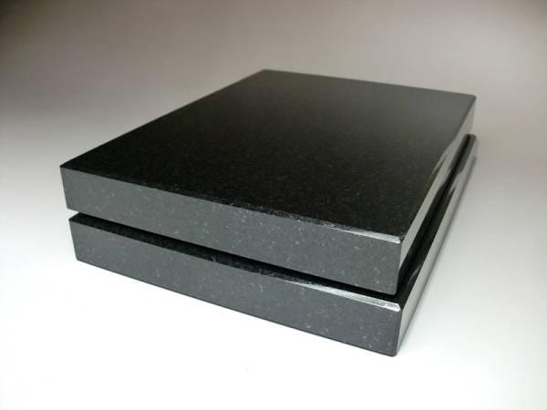 【たかやん】高級 天然黒御影石　特注オーディオボード●2枚セット●送料無料 □インド産最高級黒御影石 オーディオボード 150x200x25mm 2枚□ 当社