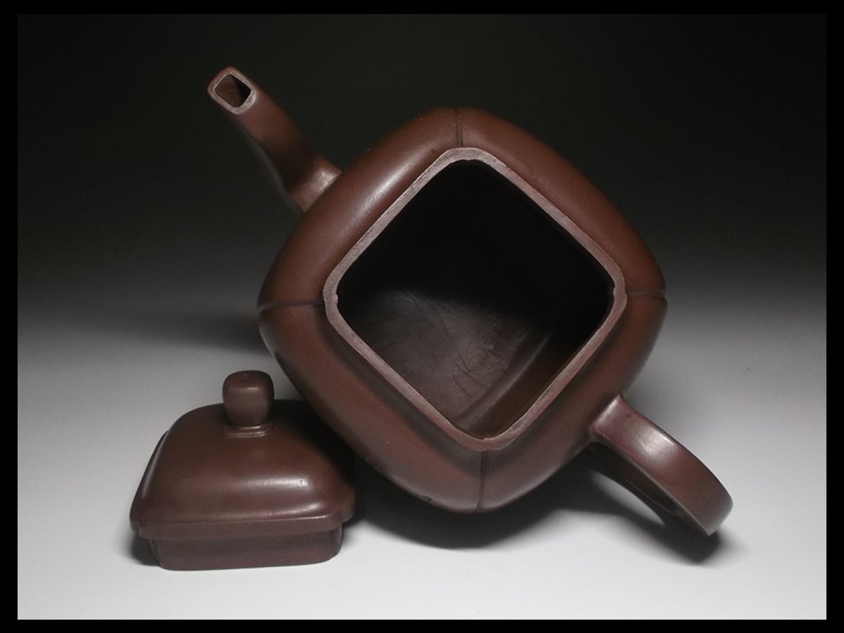 中国古玩 唐物 煎茶道具 松 紫泥 紫砂壷 茶壷 急須 唐物