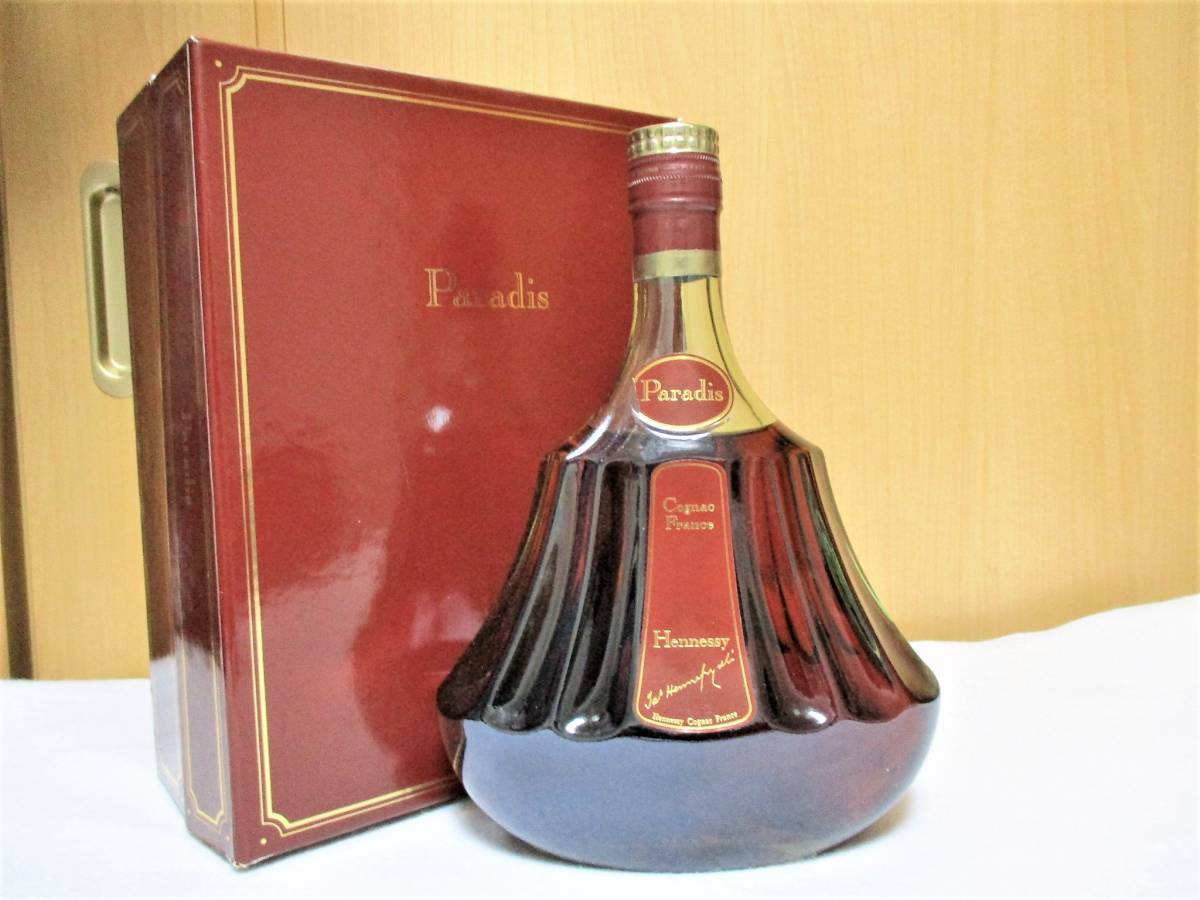大人気，得価 1円スタート古酒 コニャック ヘネシー Hennessy パラディ Paradis 700ml 箱付(ヘネシー)｜売買されたオークション情報、yahooの商品情報をアーカイブ公開 - オークファン コニャック