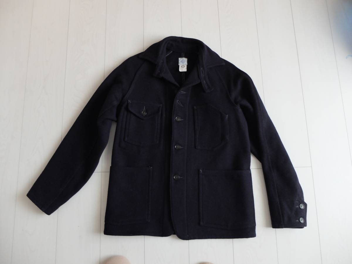 美品☆POST OVERALLS ポストオーバーオールズ ウールメルトン 