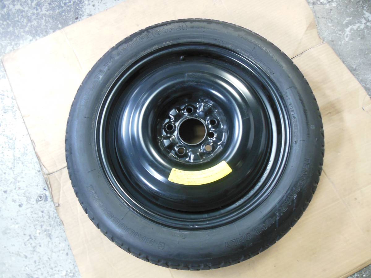 V36　スカイライン　日産純正　スペアタイヤ　T145/80D17　中古