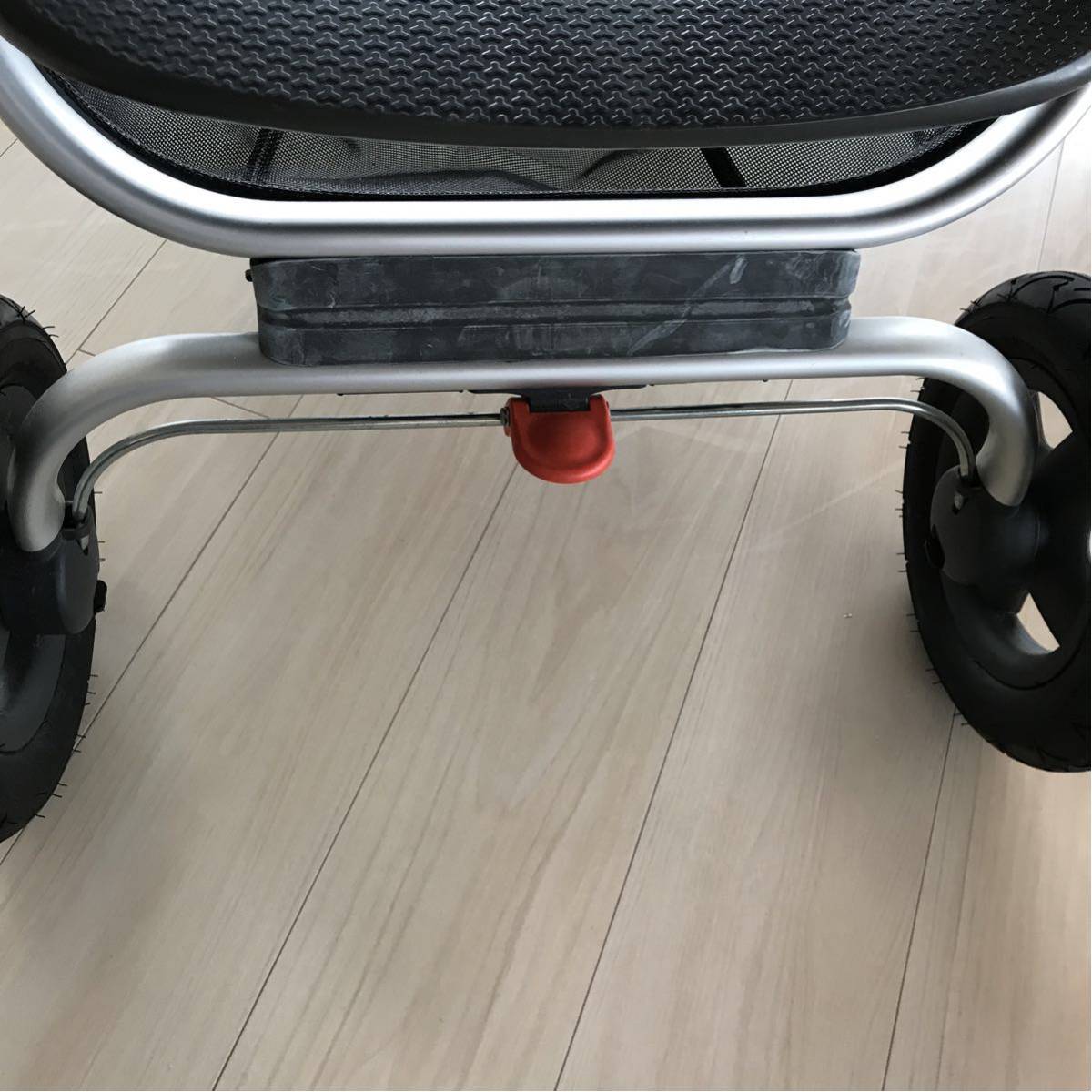 美品 ストッケ スクート2 ブラックメラーンジ ベビーカー フルセット 生後1ヶ月～４歳頃_7