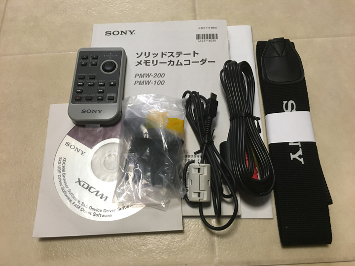 ソニー業務用カムコーダー PMW-200 中古 美品_7