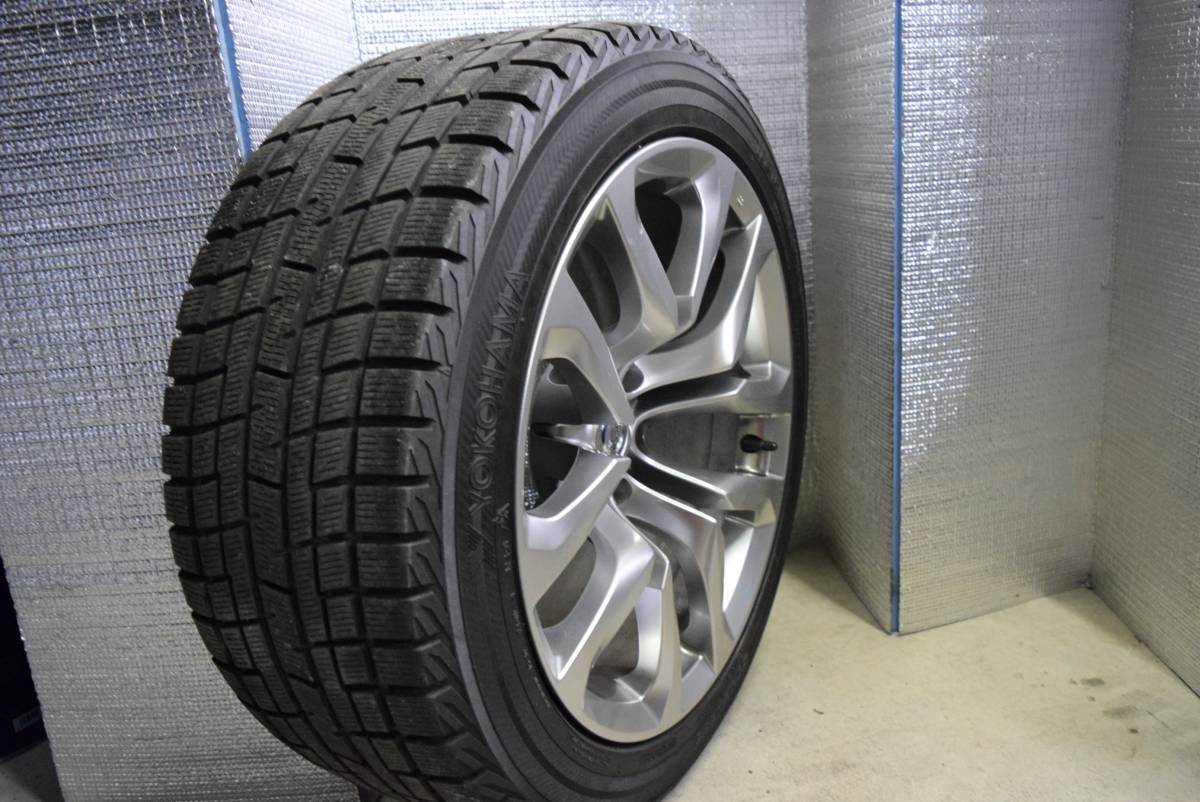 【BS VRX3 245/45R18 225/50R18】スタッドレス【日産 Z34 フェアレディZ 純正ホイール 9/8J5HPCD114.3+15/+43】21年製 バリ溝　(VTH869) parts-hanbai-no1_tu25063442