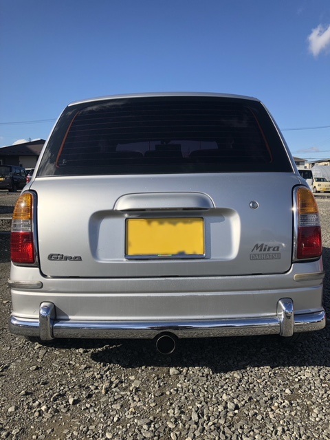 L700S ミラ ジーノ ミラジーノ センター出し マフラー メッキモール