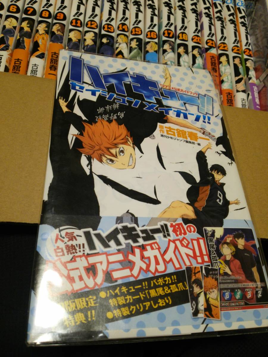 ハイキュー!!1〜45 全巻、セイシュンメイカン、コンプリートガイドブック ハイキュー!!1〜45 全巻、セイシュンメイカン、コンプリートガイド