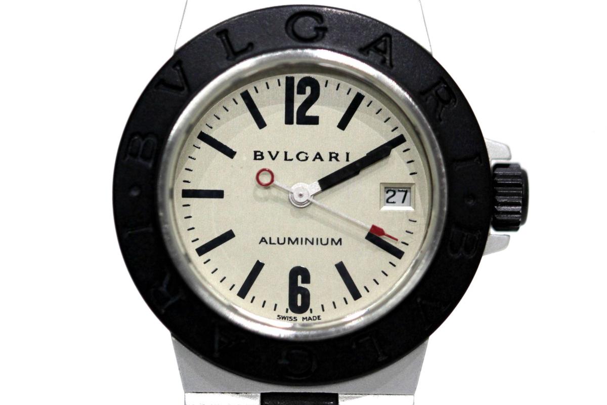 BVLGARI 良品 ブルガリ AL29A アルミニウム レディース 時計 クオーツ 
