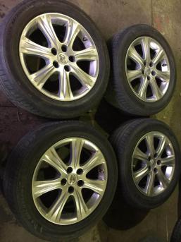 豊富な，低価 トヨタ純正ホイールセット 235/50R17 17&times;7.5J ET39 PCD114.3 5穴(ラジアルタイヤ)｜売買されたオークション情報、yahooの商品情報をアーカイブ公開 - オークファン 5穴