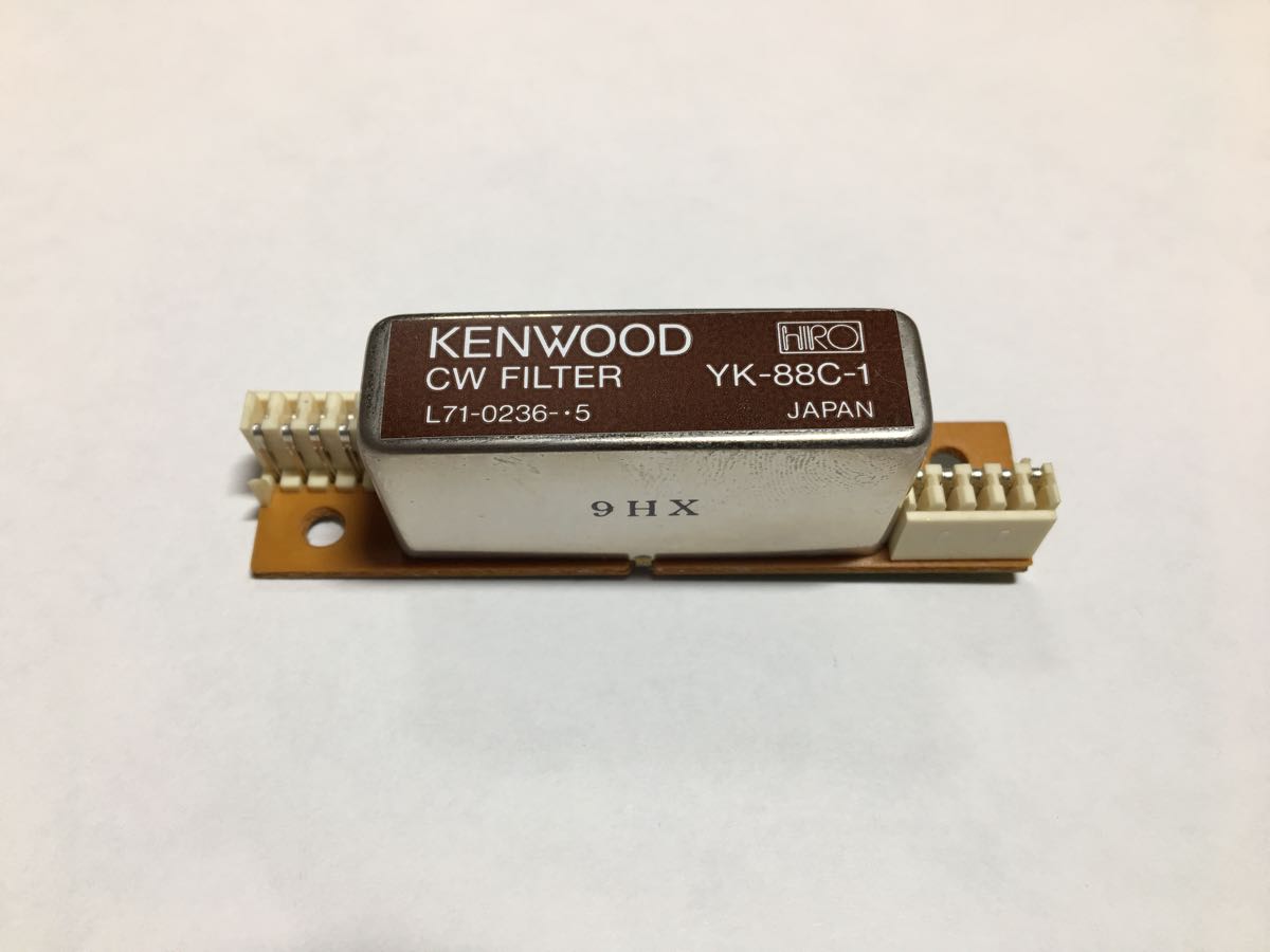 ケンウッド kenwood YK-88C-1 CWフィルター キレイ
