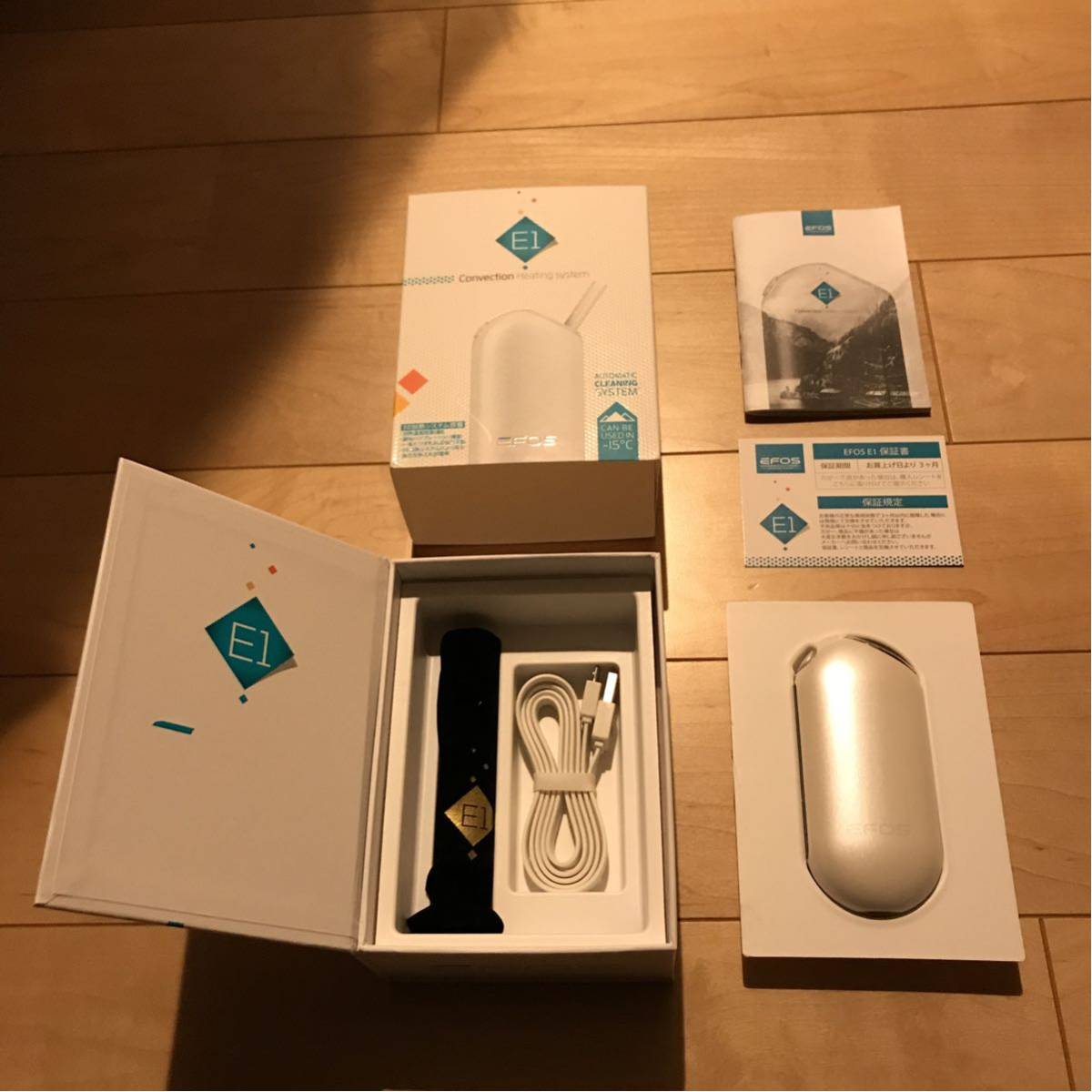 【メーカー保証有】 EFOS E1 ( イーフォス イーワン ) 本体 / ホワイト IQOS 互換品