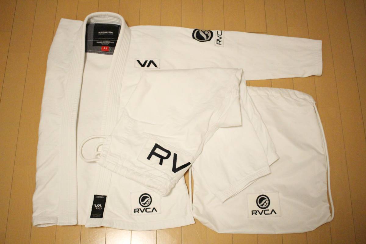 shoyoroll rvca Batch #60 白 A1 柔術衣 道着袋 付き ショヨロール メンデス兄弟 ルーカ mendes bro 限定