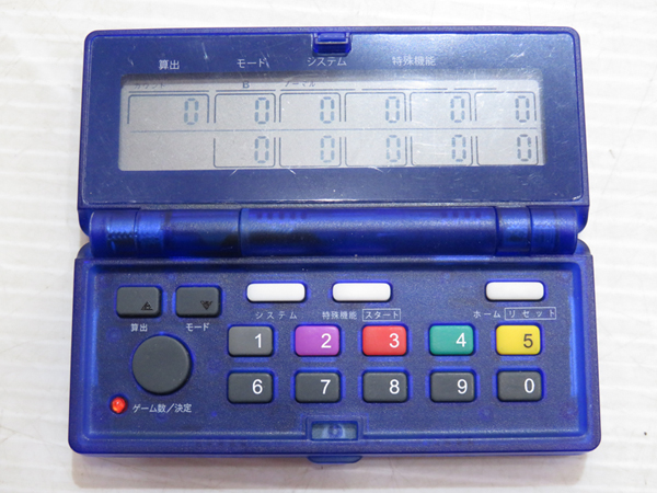 A1766 パチスロ 子役カウンター 折りたたみ式 カチカチ君 スケルトン