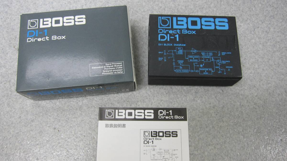 BOSS □DI-1 ダイレクトボックス BOSS 通電確認済み 動作未確認 激安1