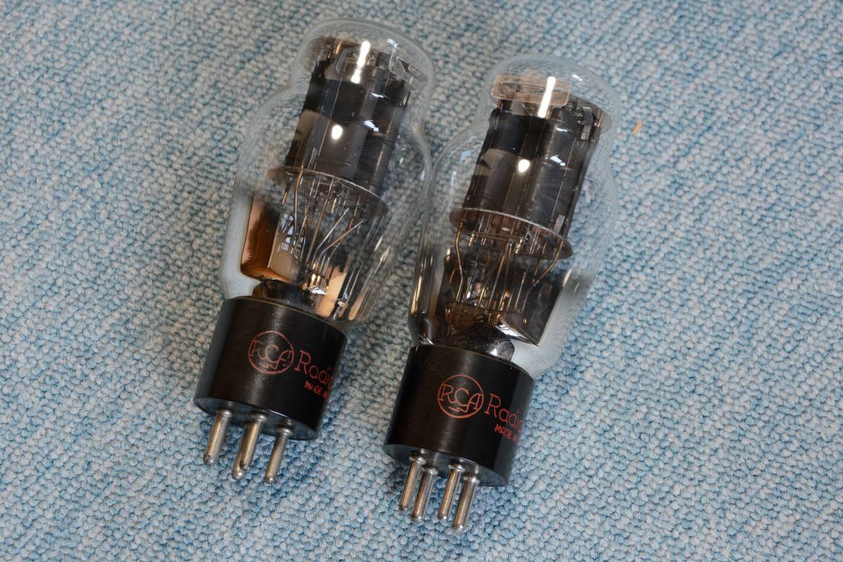 特撰真空管 RCA 2A3 新品 未使用（元箱入り） ペアー（2本セット）