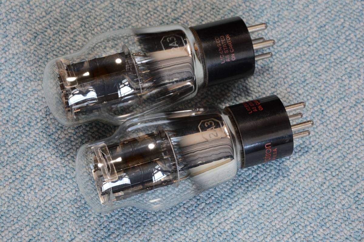 特撰真空管 RCA 2A3 新品 未使用（元箱入り） ペアー（2本セット）