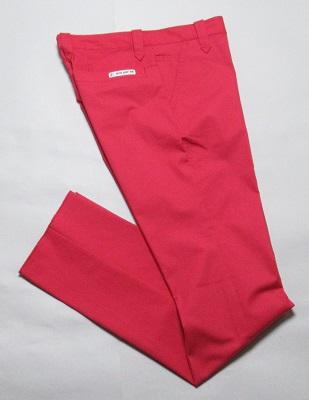 アンパスィ and per se ゴルフ　定1.7万 春夏ストレッチパンツ/W79/新品/赤