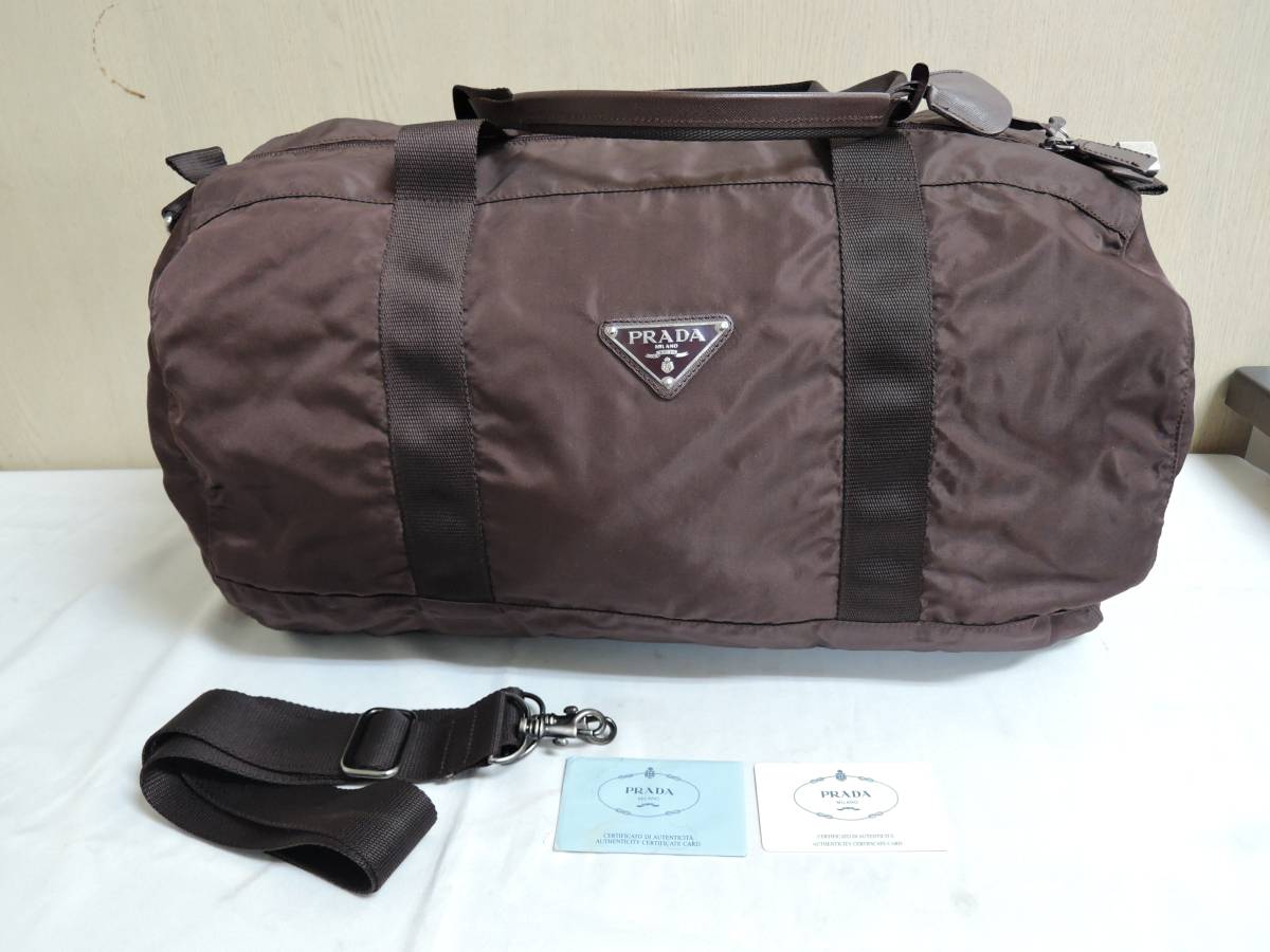 ☆保管品・極美品☆PRADA プラダ ナイロン B4651 ボストンバッグ 