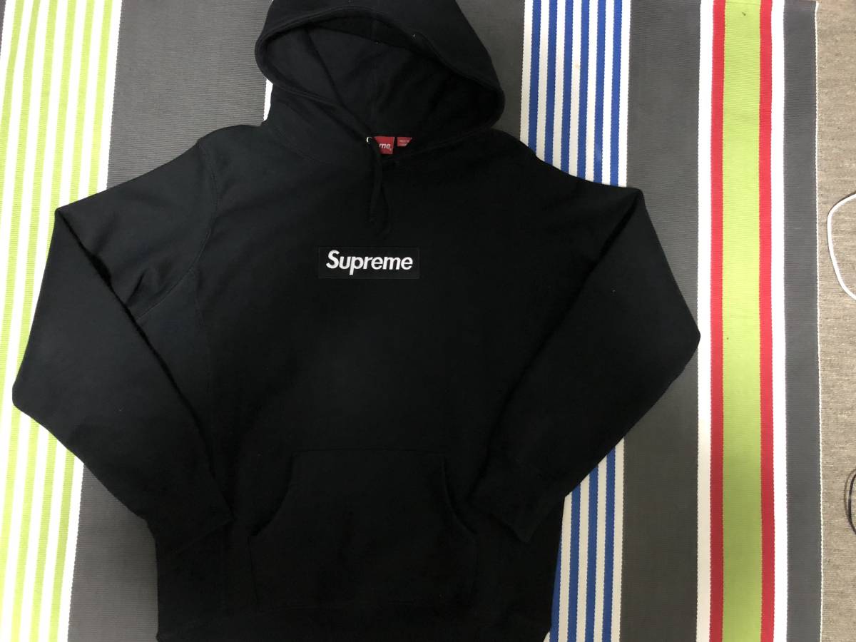 【HOT，高品質】 Supreme Box logo Hooded Sweatshirt black 黒 ブラック M(パーカ)｜売買されたオークション情報、yahooの商品情報をアーカイブ公開 - オークファン 男性用