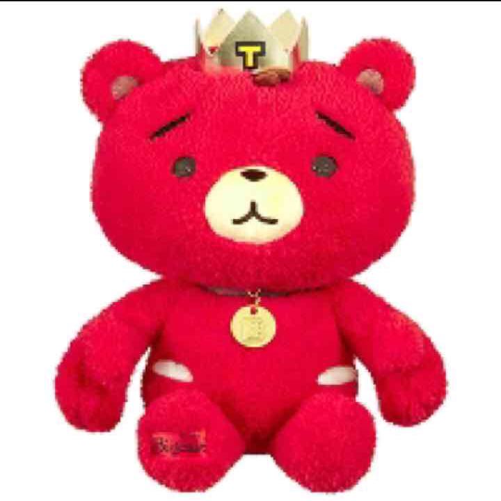 ☆未開封美中古 東方神起 Bigeast 限定 TB ぬいぐるみ 赤くま ベア 5年