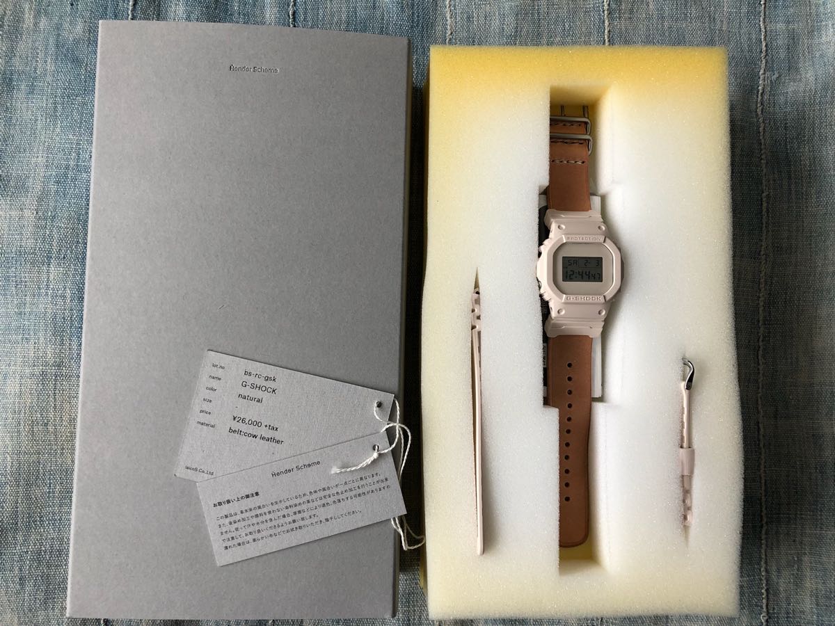Scheme Hender × G-SHOCK エンダースキーマ Gショック第4弾、「DW-5900 