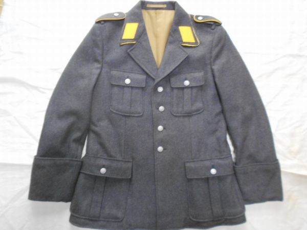 ☆★WWⅡナチスドイツ空軍(ルフトバッフェ) 兵下士官用勤務服 ブルーグレー トゥークロックレプリカ Lサイズ