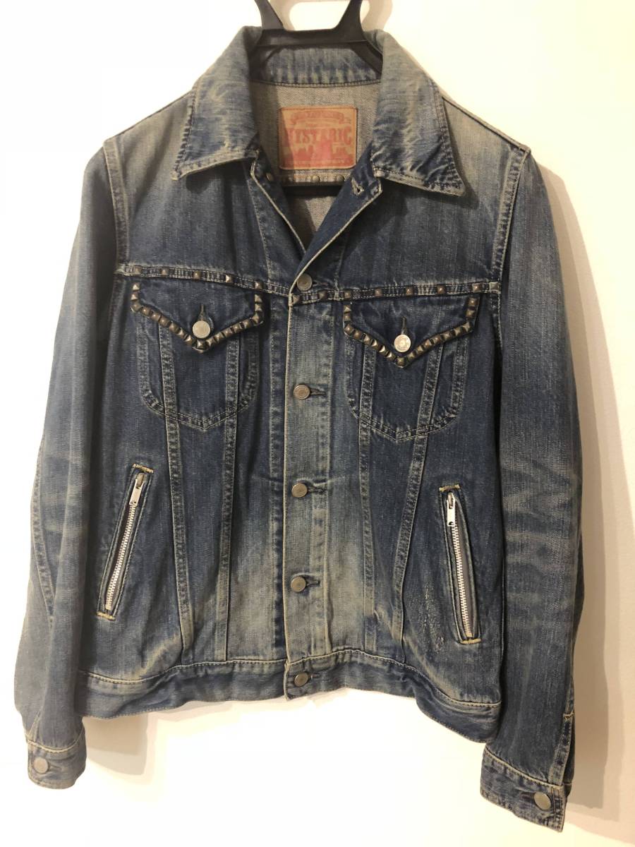 美品中古 ヒステリックグラマー スタッズデニムジャケット Gジャン