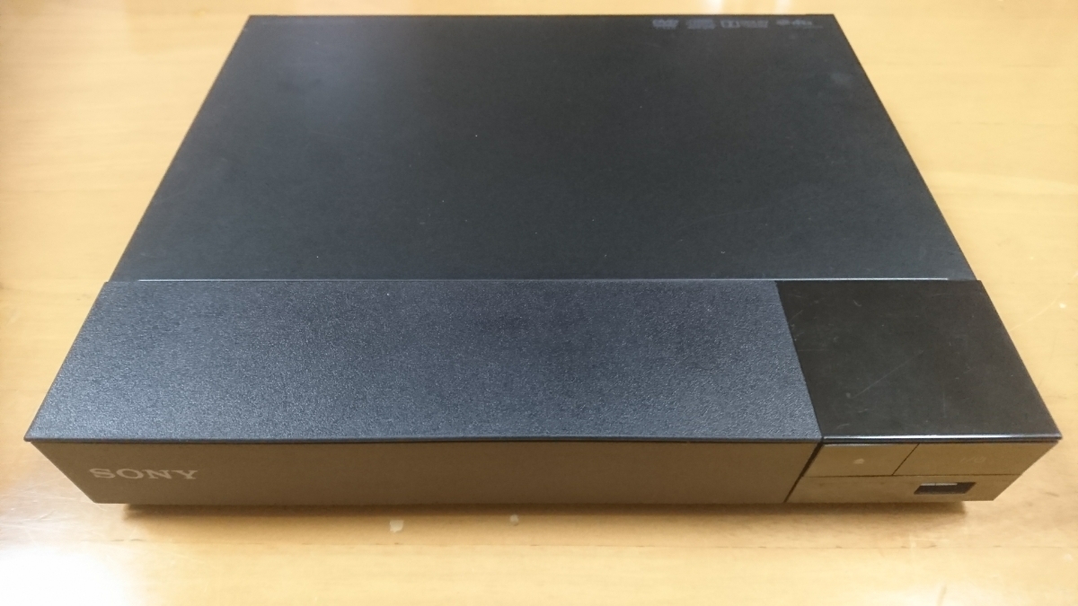 テレビ・映像機器 SONY ブルーレイプレーヤー BDP-S1500 2018年製 動作品