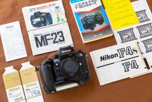 Nikon MB-21 MF-23 F4S F4 ニコン + フィルムカメラ – - SLR AF Camera