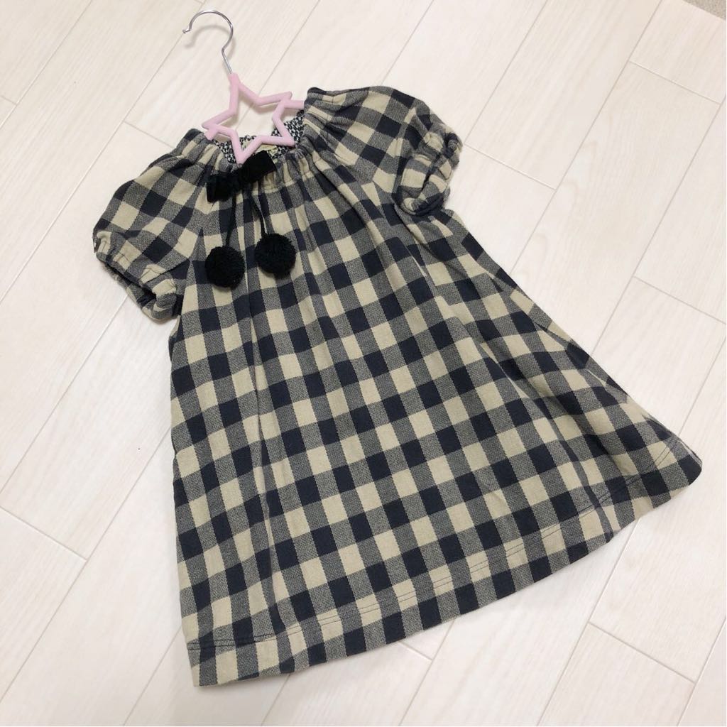 ファミリア familiar fdash キッズ 女の子 ワンピース ボンボン リボン