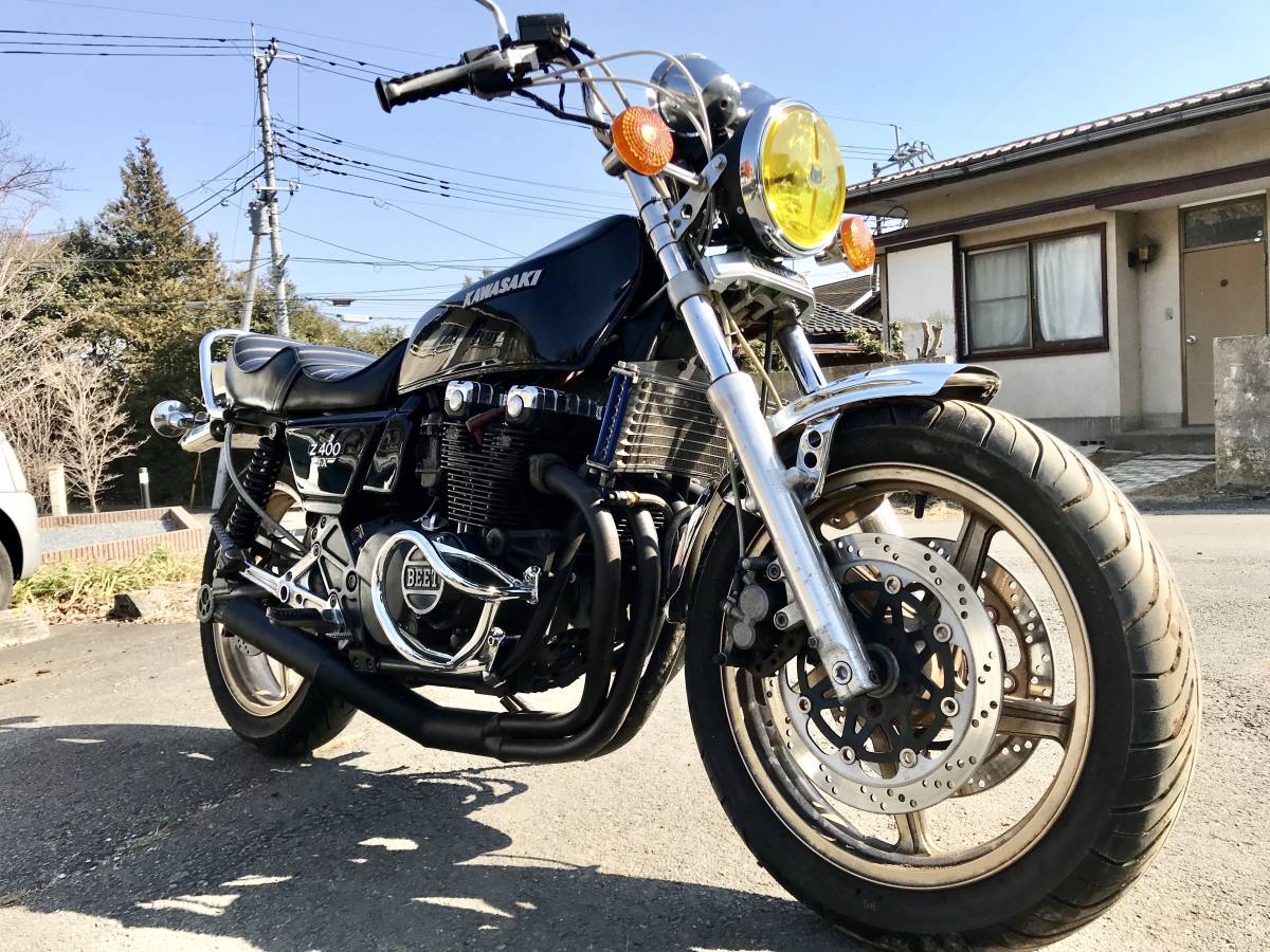 ゼファー400/ゼファーχ/Z400FX/Z400GP/GPZ400F マフラーフランジSET(1 
