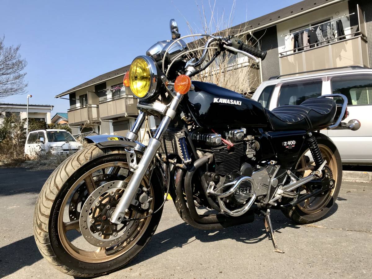 オマケ多数】ゼファー400 FX仕様 シンプルカスタム【最落無】検:Z250FT 